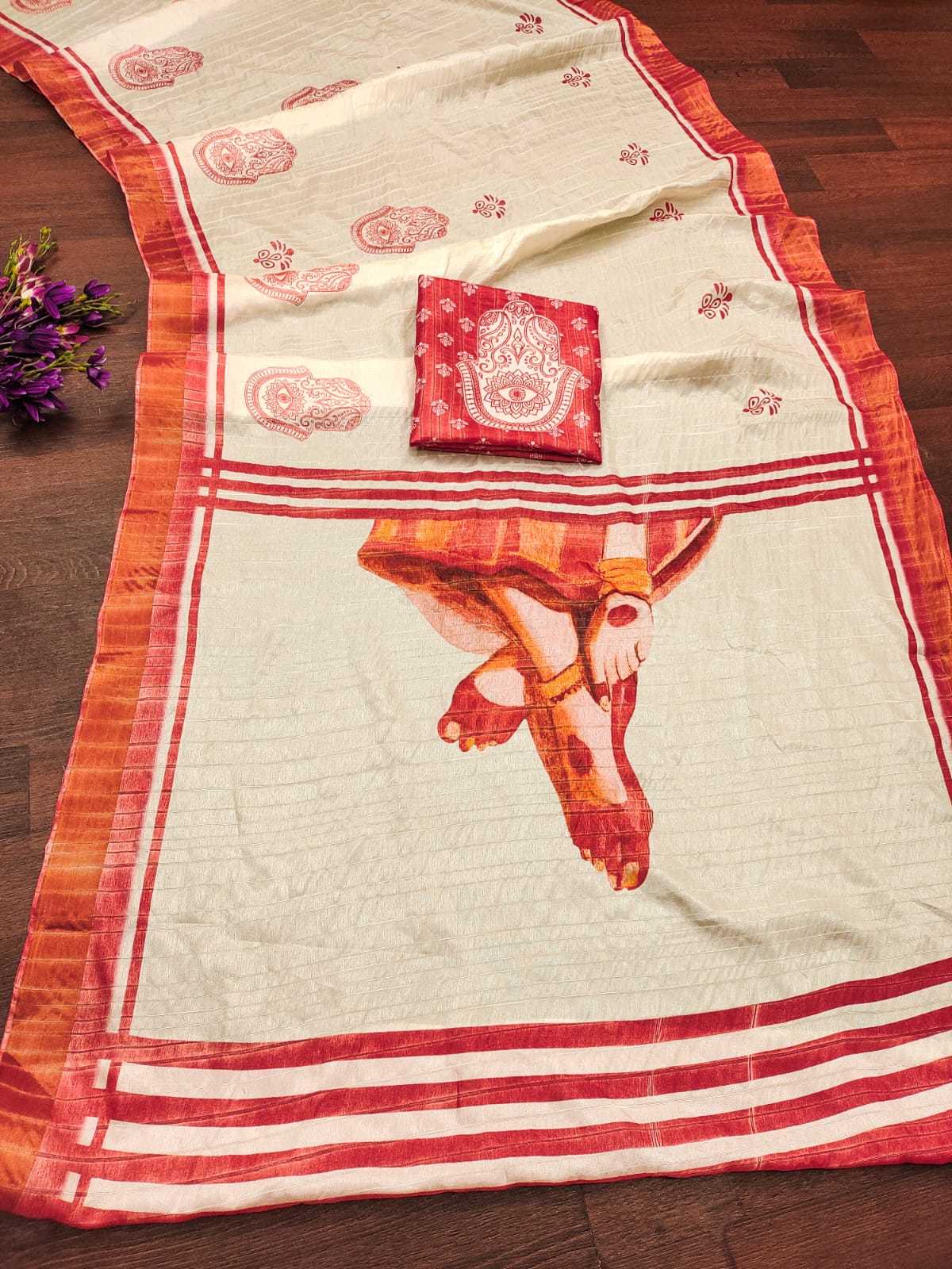 Preeti Tussar Silk Soft Saree