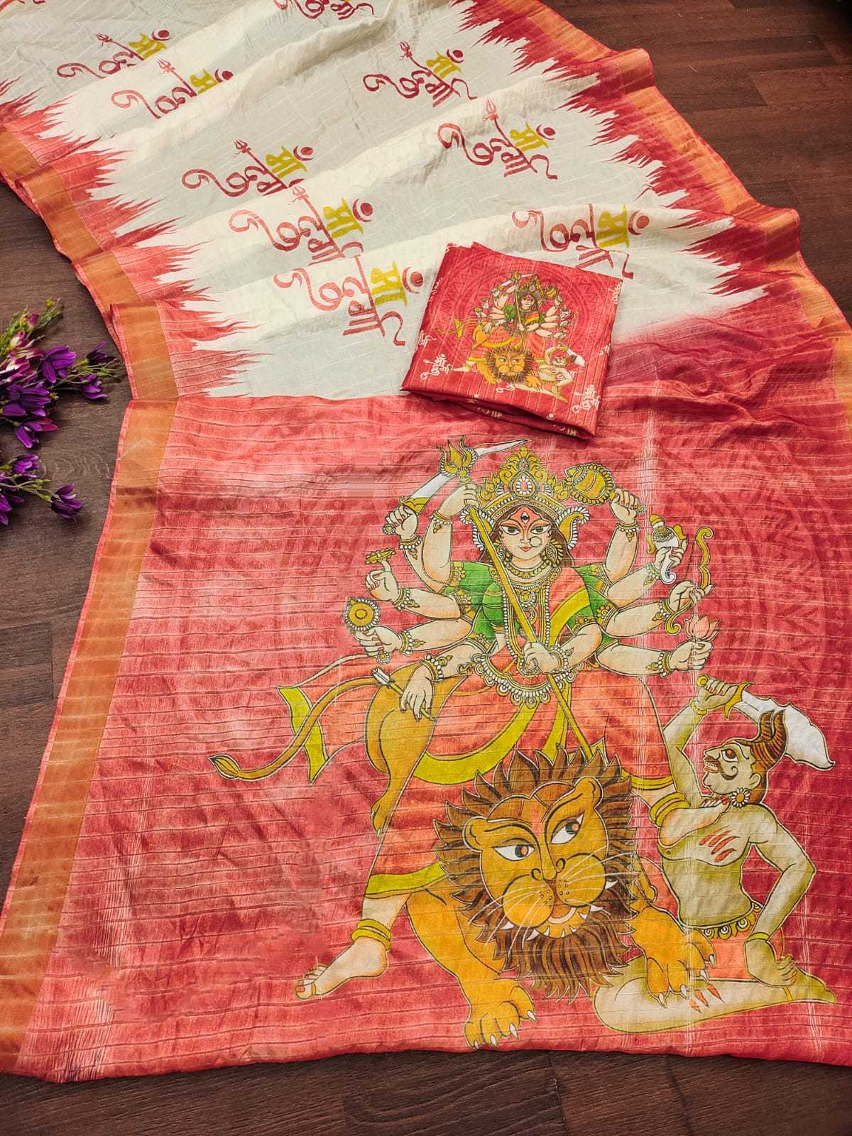 Preeti Tussar Silk Soft Saree