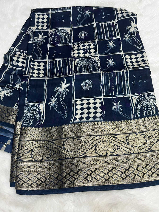 Rajvi Pure Viscos Printed Saree