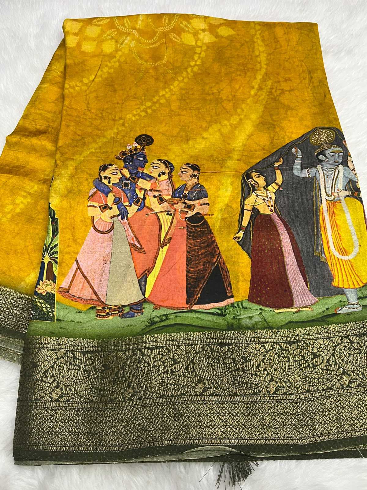 Rajvi Pure Viscos Printed Saree