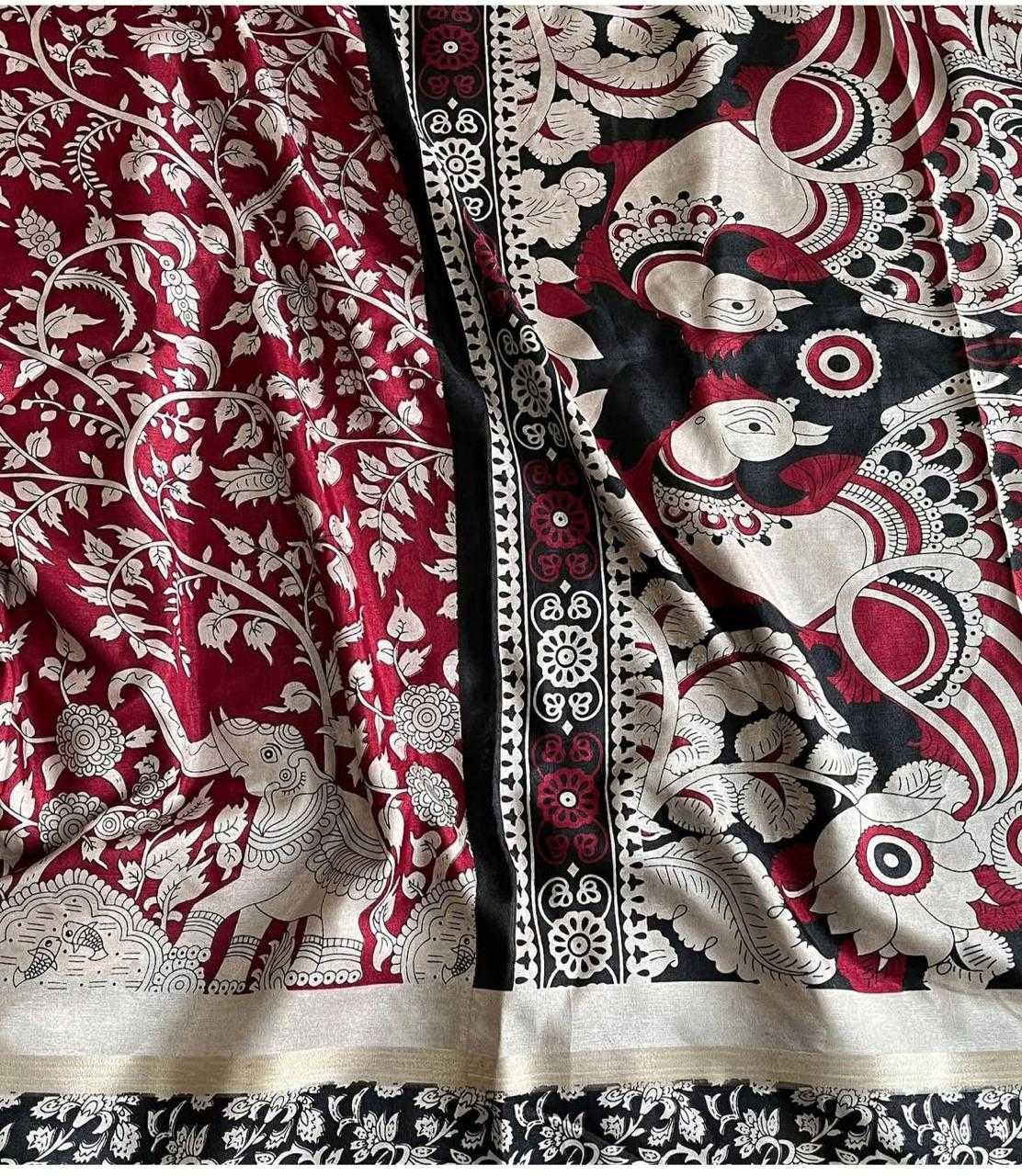Ras Silk Kalamkari Saree
