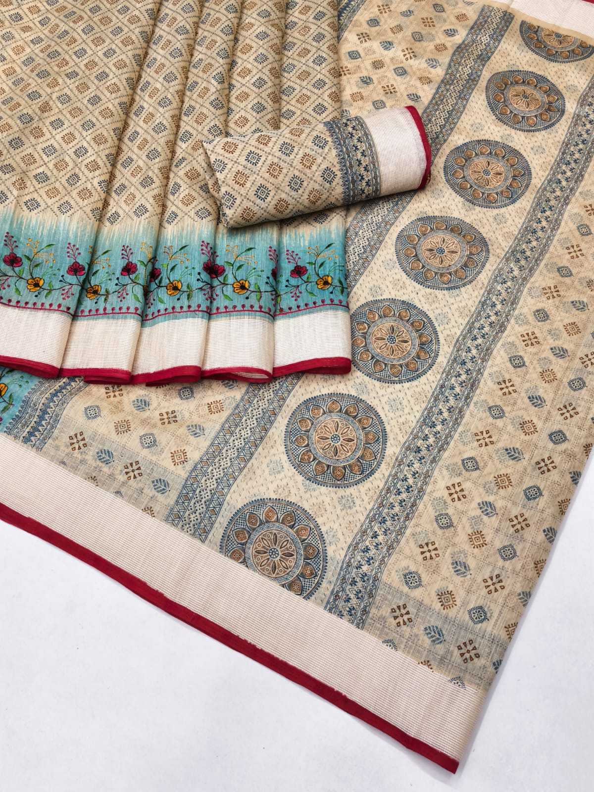 Raveena Cotton Printed Saree
