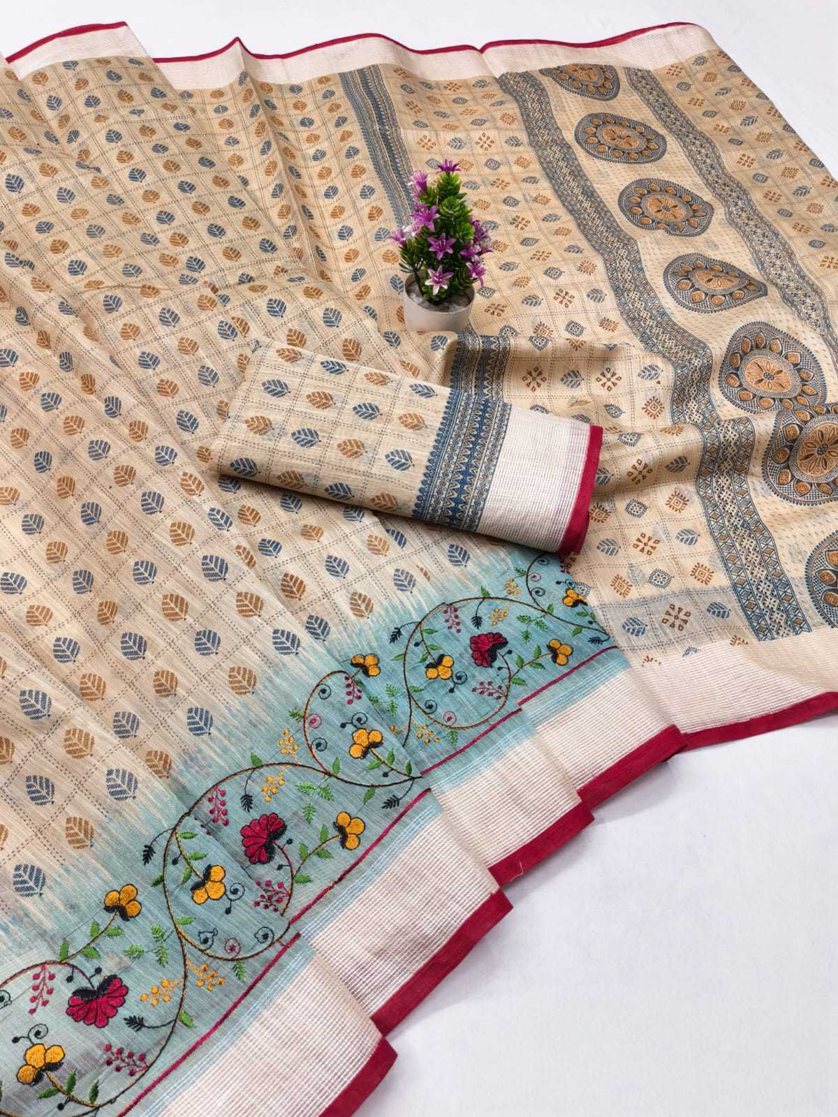 Raveena Cotton Printed Saree