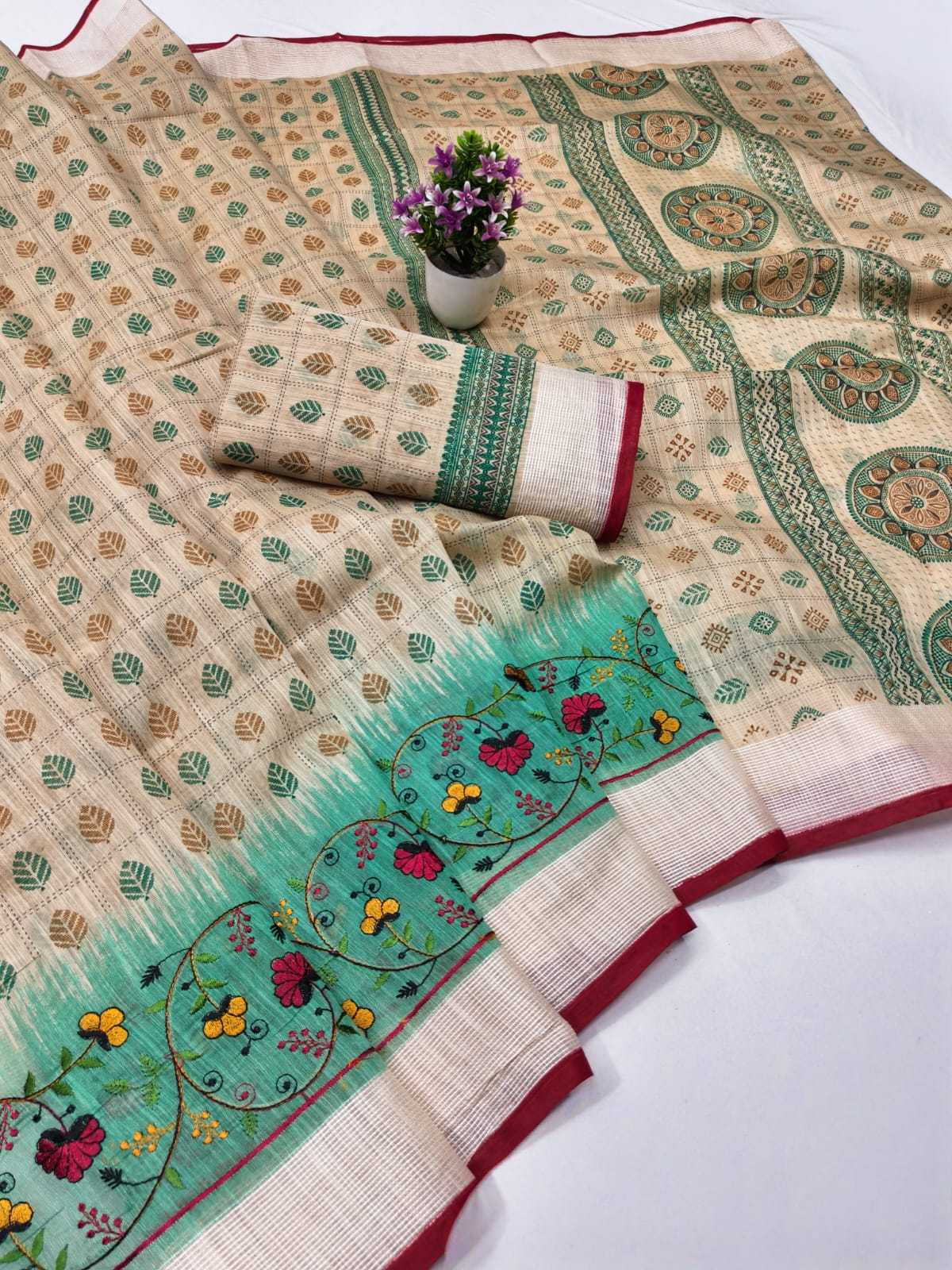 Raveena Cotton Printed Saree