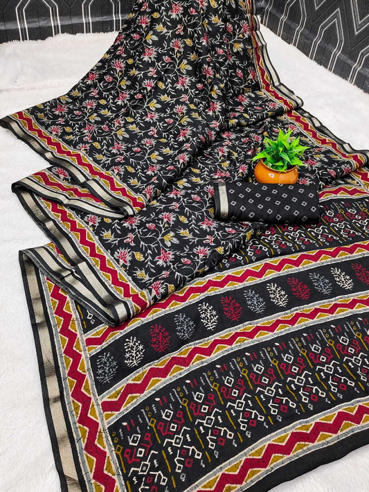 Ritika Pure Silk Designer Saree