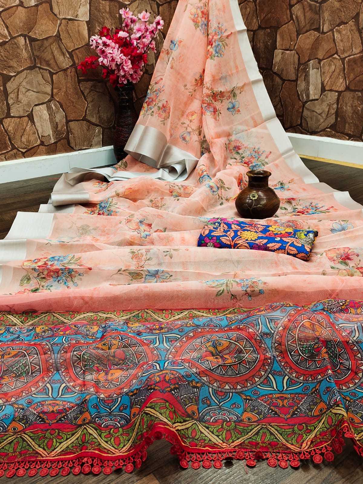 Ritu Organza Designer Saree