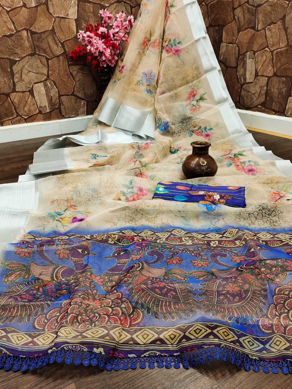 Ritu Organza Designer Saree