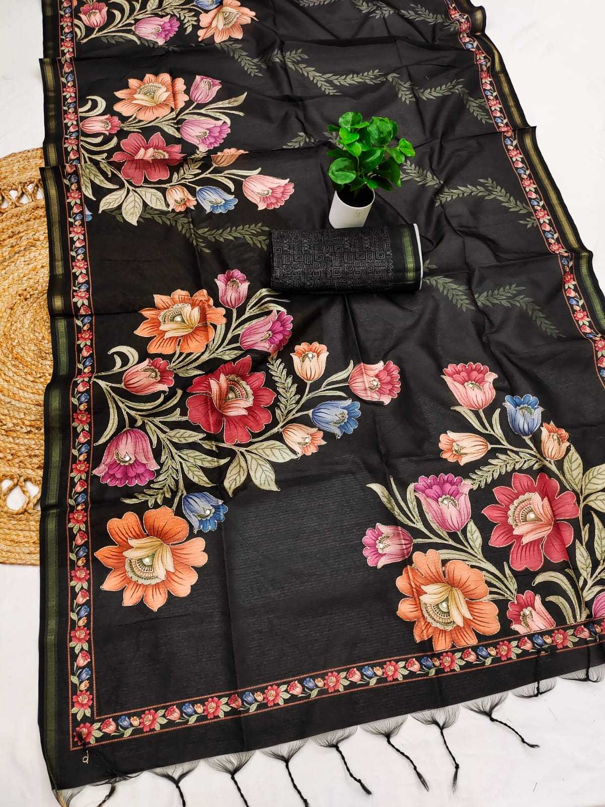 Riya Tussar Silk Party Wear Saree