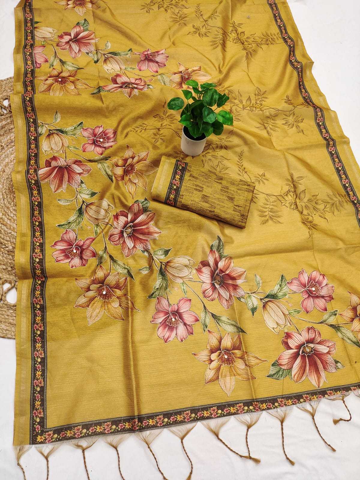 Riya Tussar Silk Party Wear Saree