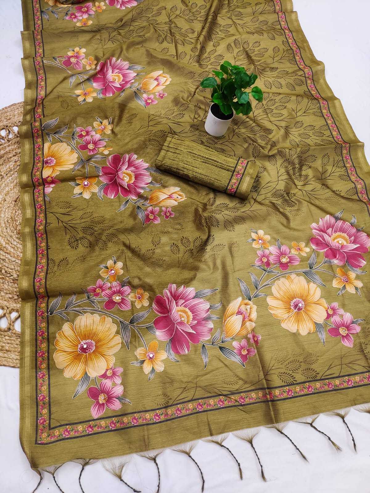 Riya Tussar Silk Party Wear Saree
