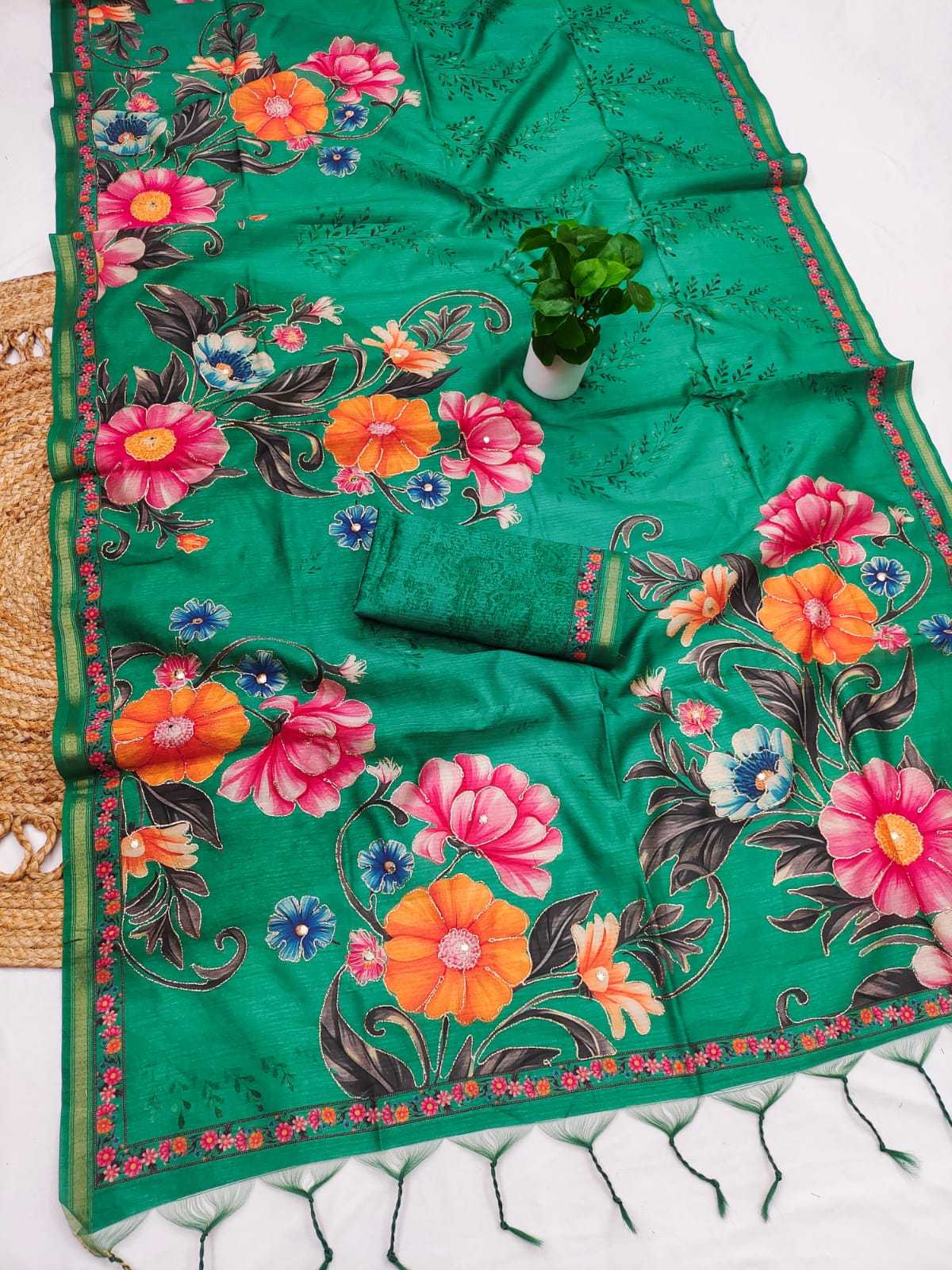 Riya Tussar Silk Party Wear Saree