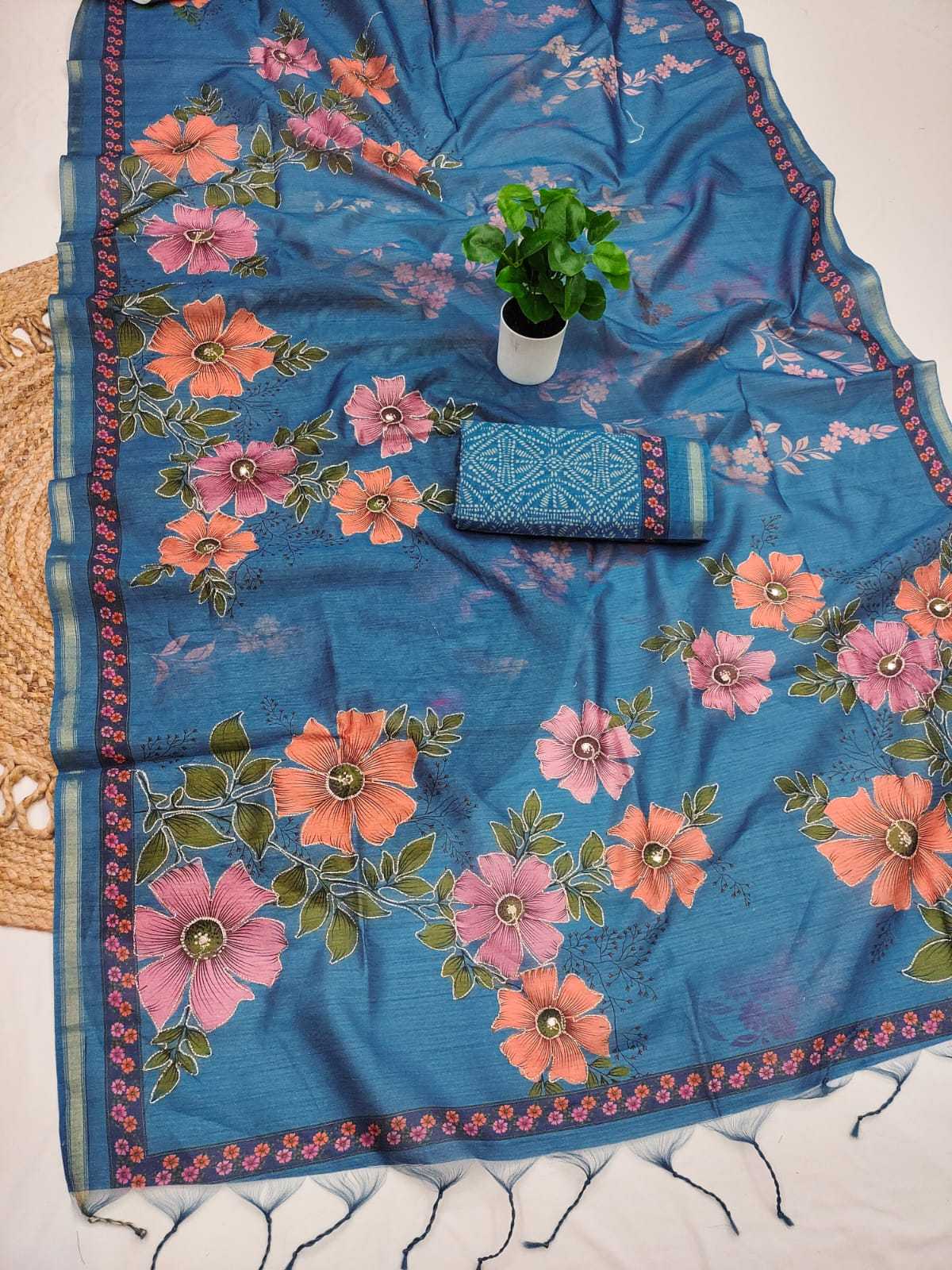 Riya Tussar Silk Party Wear Saree