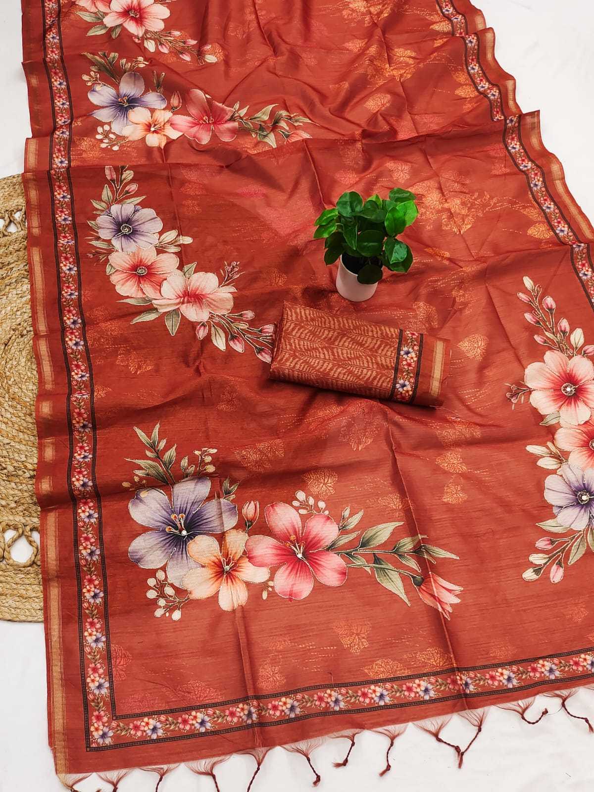 Riya Tussar Silk Party Wear Saree
