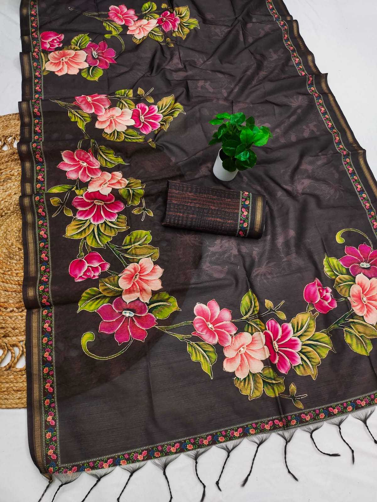 Riya Tussar Silk Party Wear Saree
