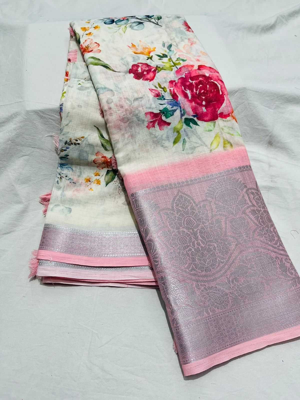 Ronika Cotton Printed Saree