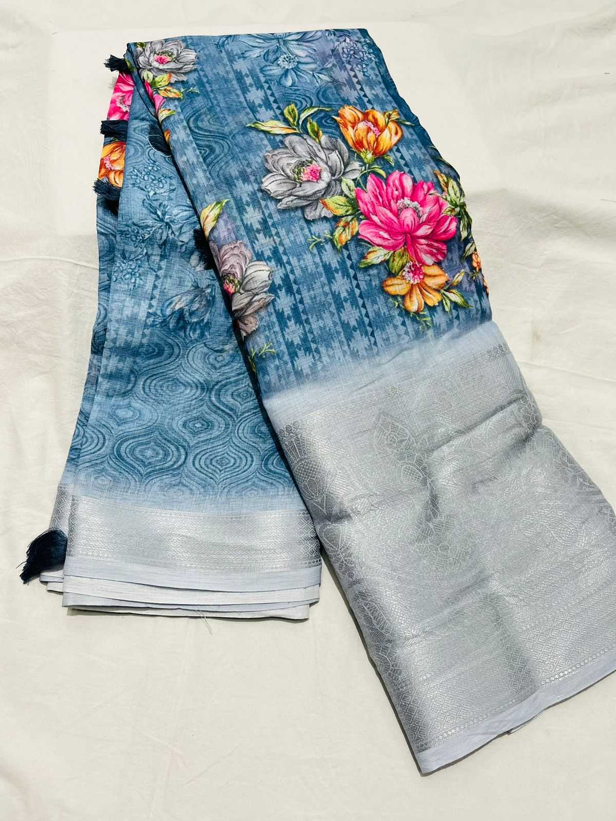 Ronika Cotton Printed Saree