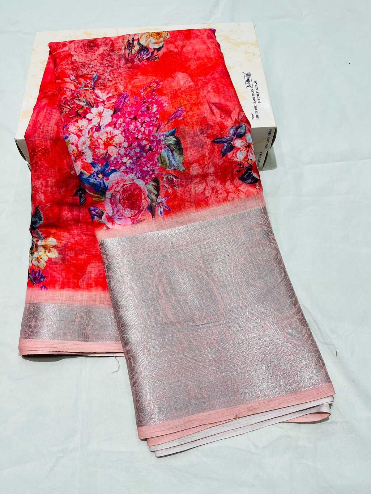 Ronika Cotton Printed Saree
