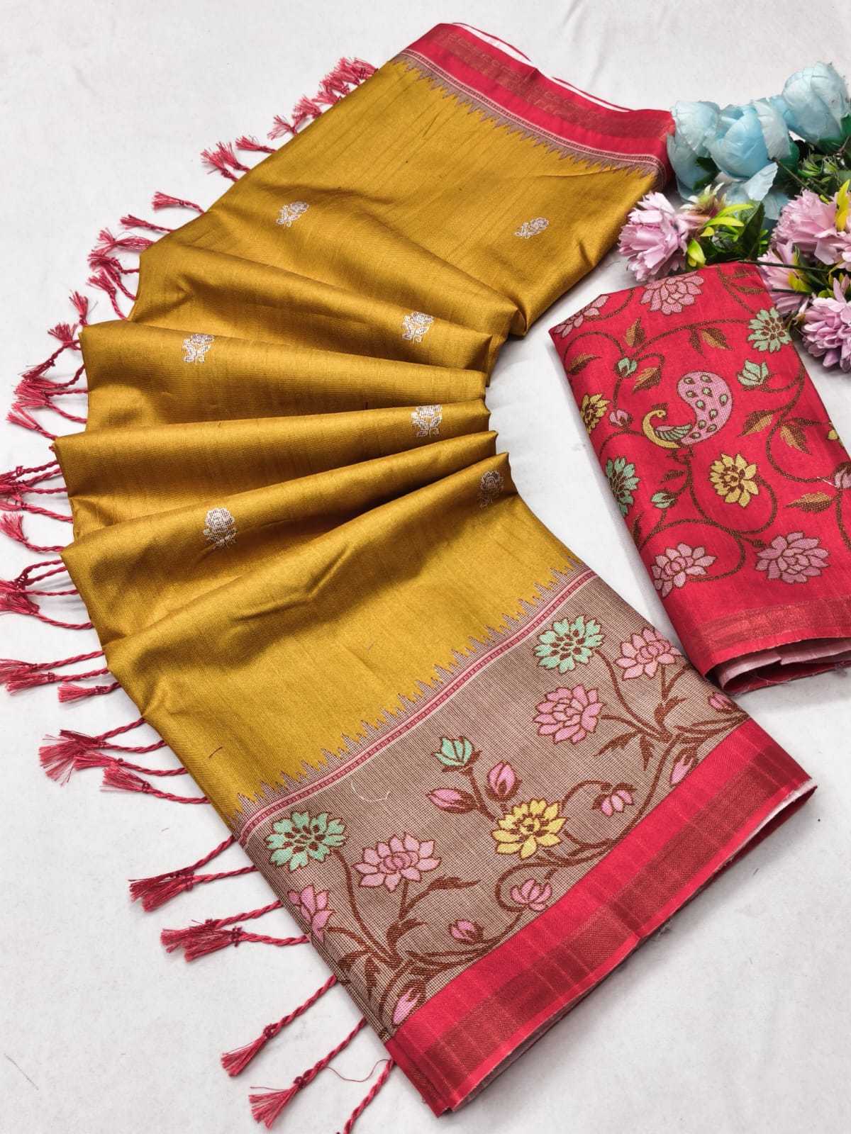 Roshni Tussar Silk Soft Saree
