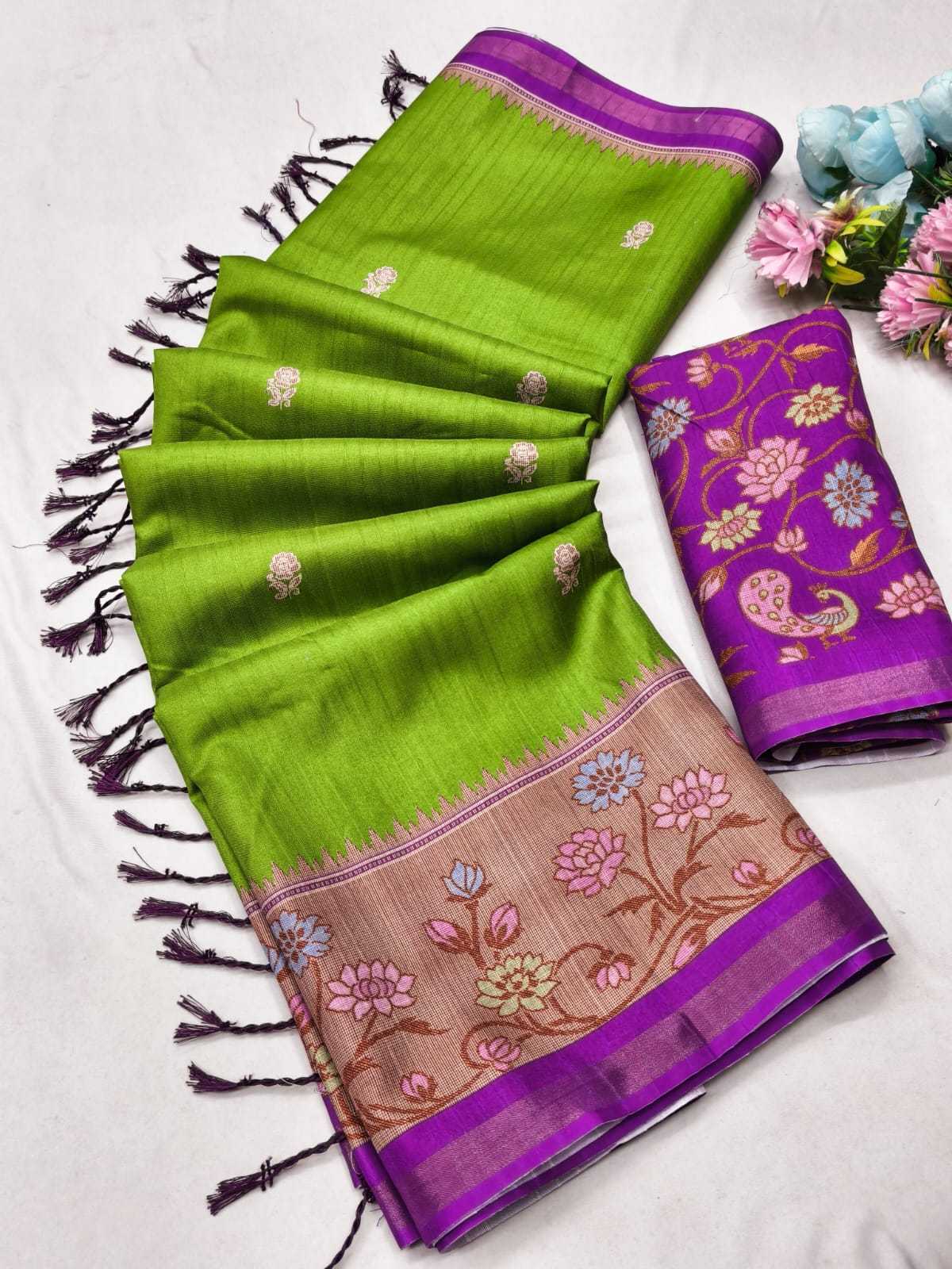 Roshni Tussar Silk Soft Saree