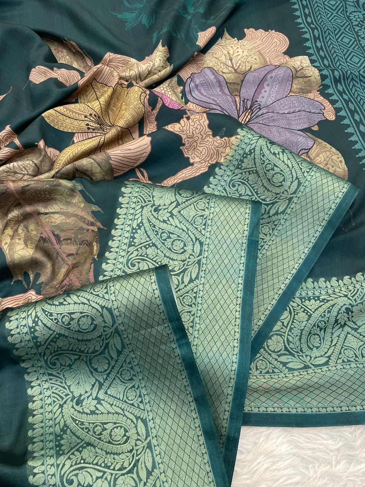 Rupal Gajji Silk Modal Saree