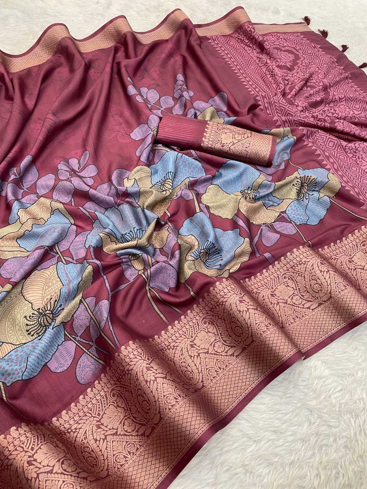 Rupal Gajji Silk Modal Saree