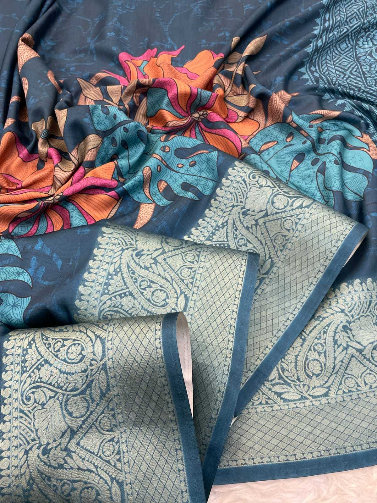 Rupal Gajji Silk Modal Saree