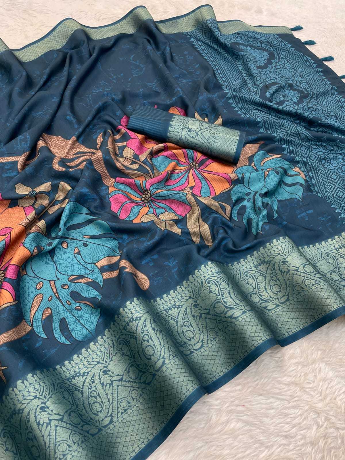 Rupal Gajji Silk Modal Saree