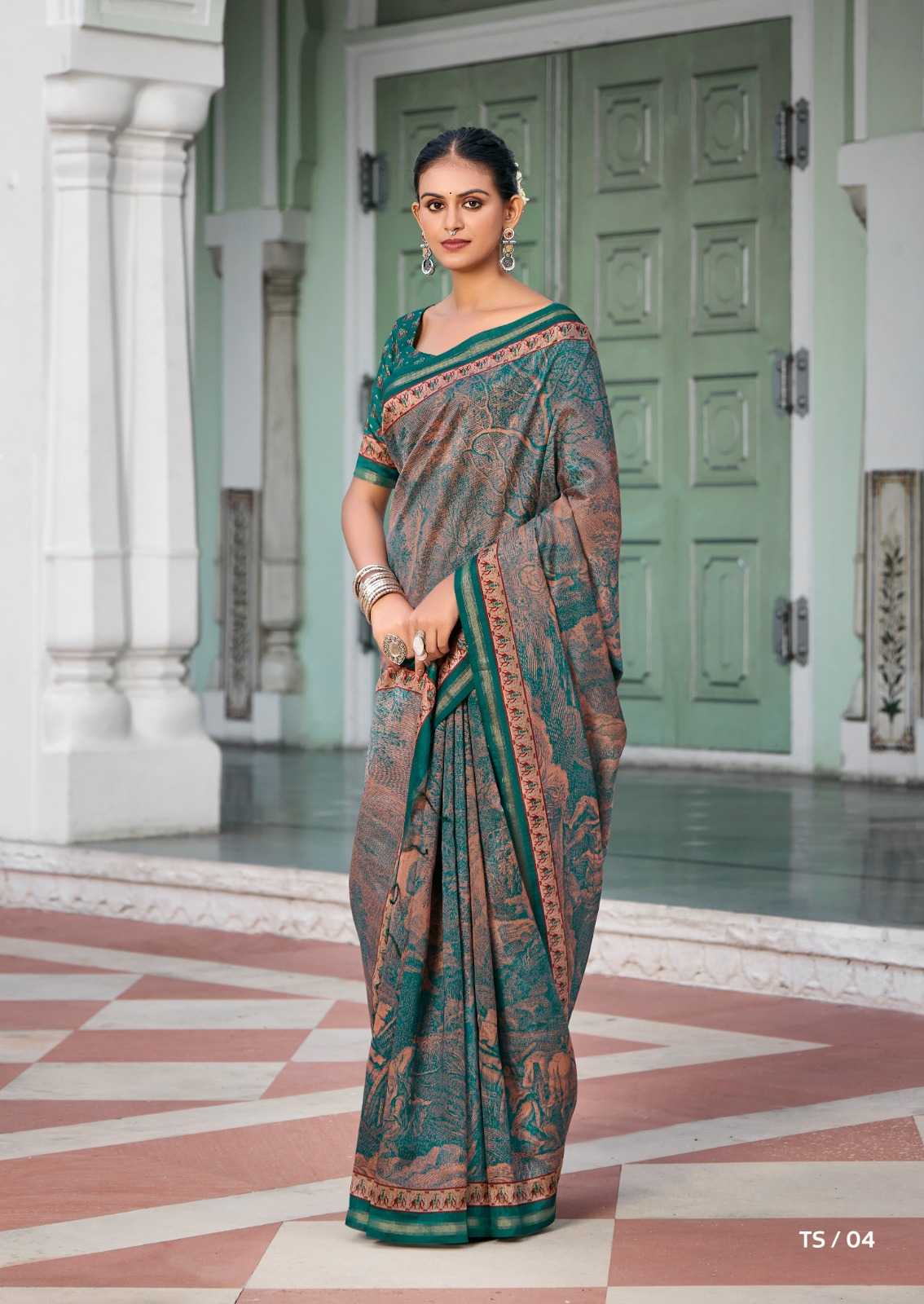 Taarni Space Silk Soft Saree