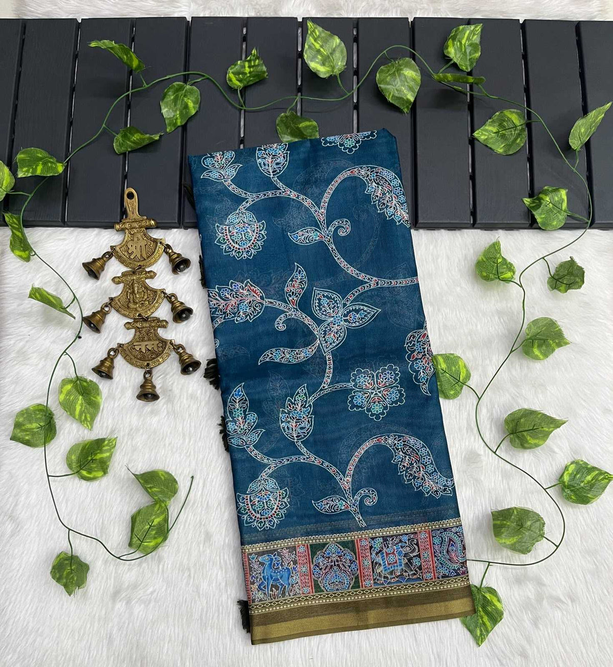Utsav Prints Cotton Designer Saree