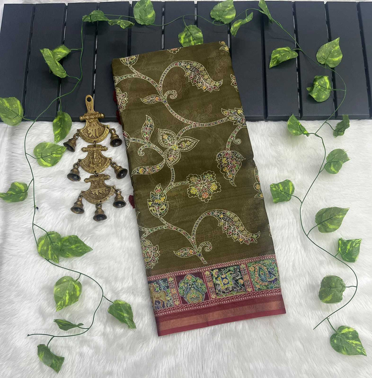 Utsav Prints Cotton Designer Saree