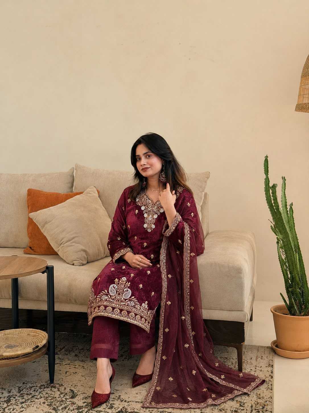 Fancy Embroidery Suit