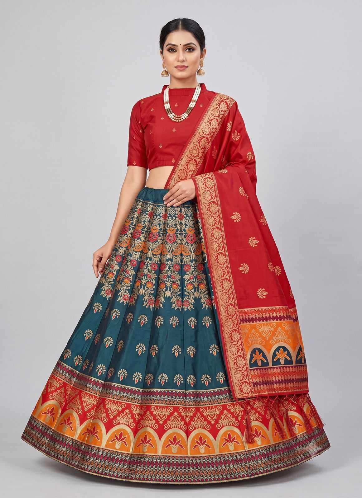 Banarasi Soft Silk Designer Lehenga
