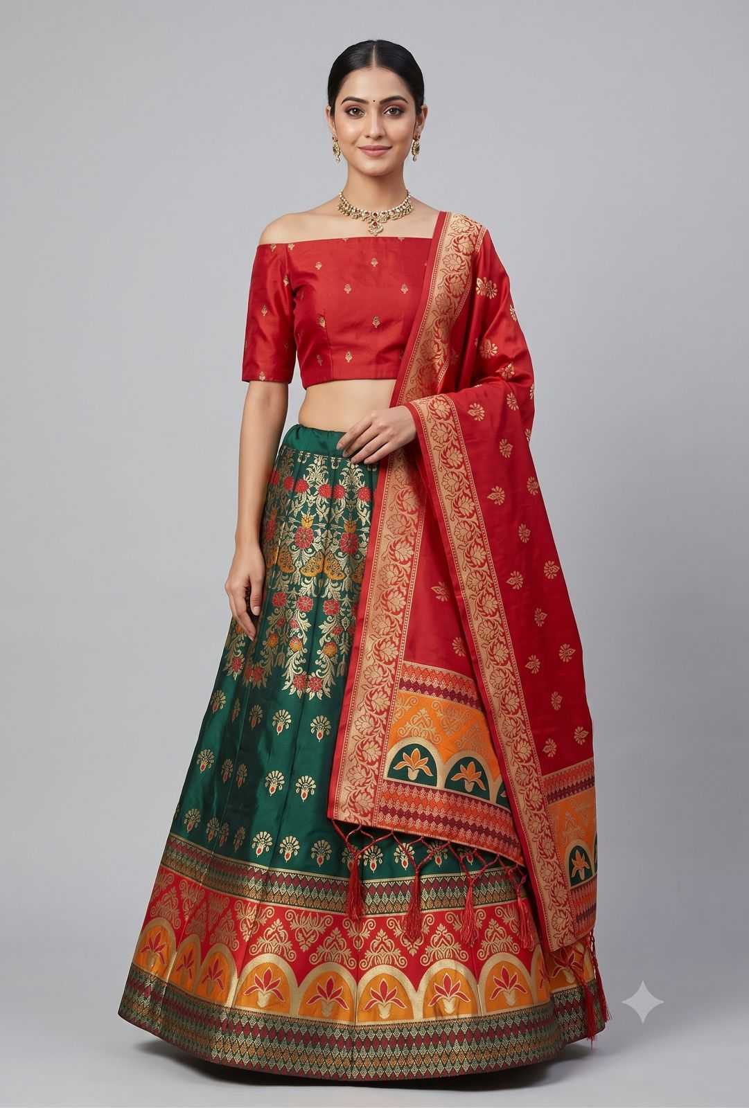 Banarasi Soft Silk Designer Lehenga