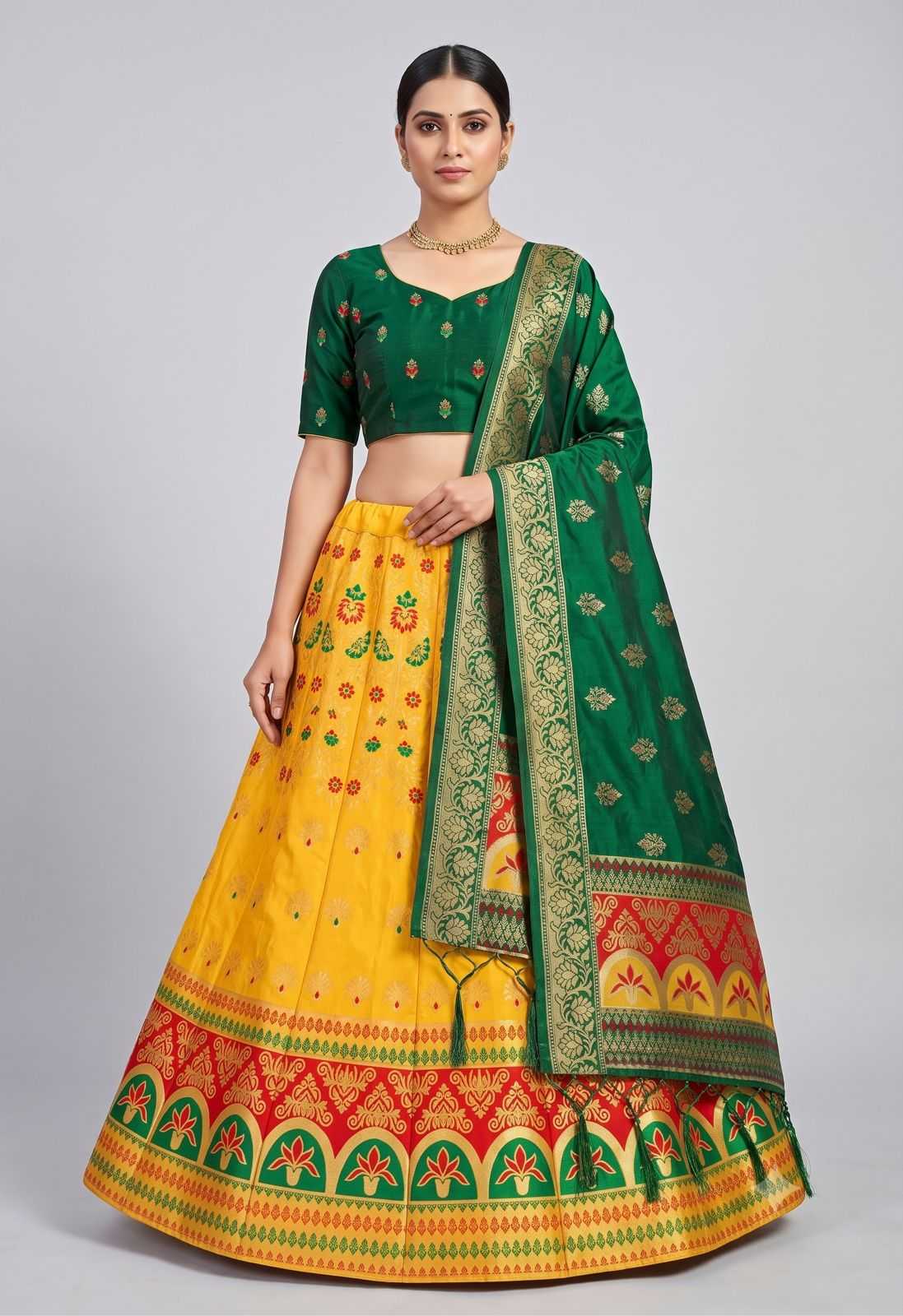 Banarasi Soft Silk Designer Lehenga