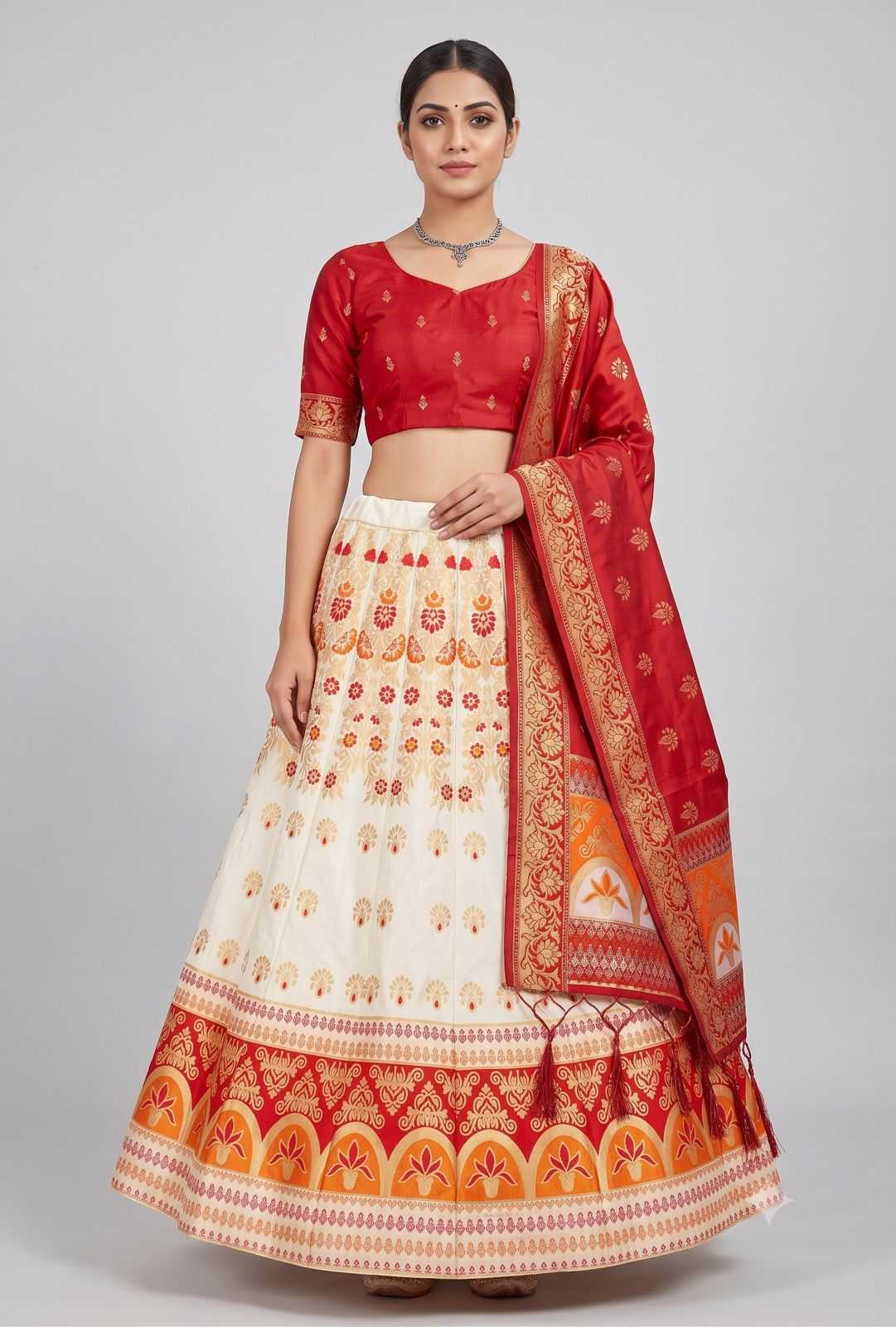 Banarasi Soft Silk Designer Lehenga