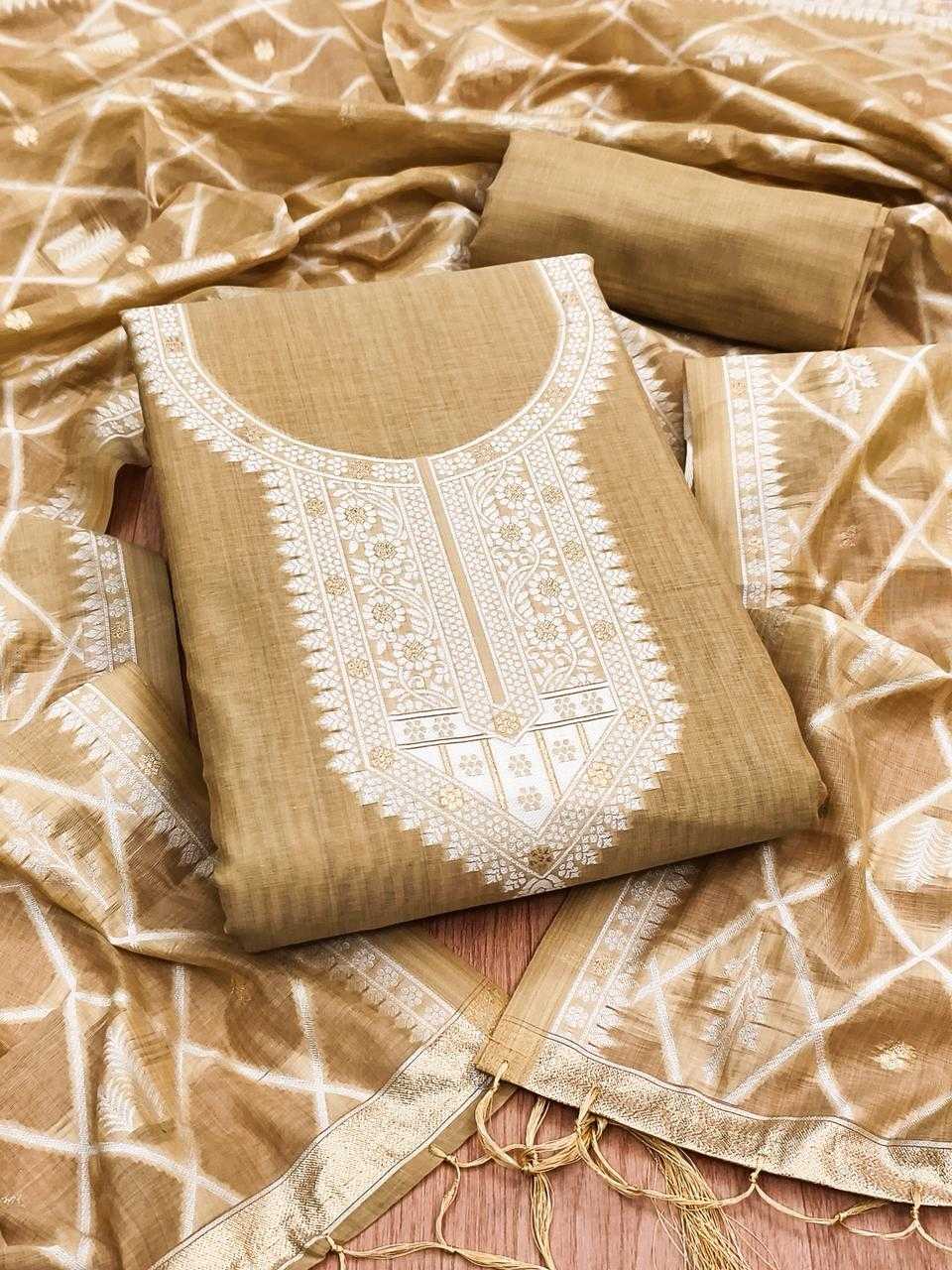 Cotton Embroidery Suit