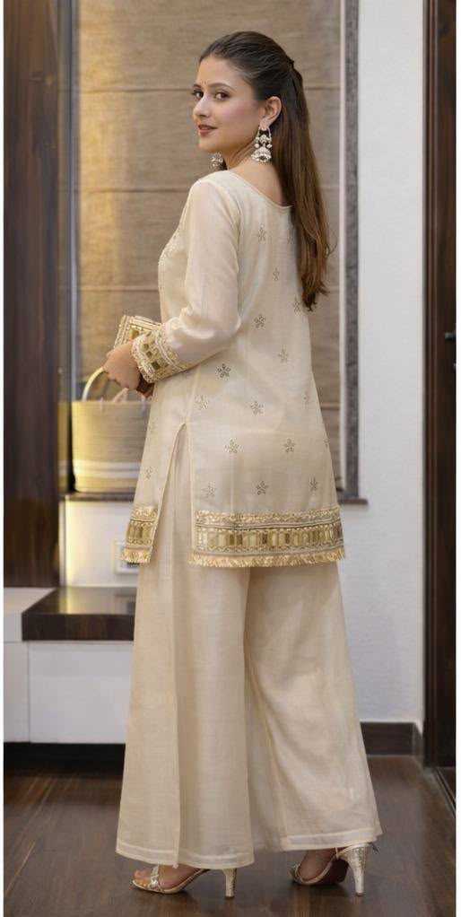 Silk Palazzo Suit