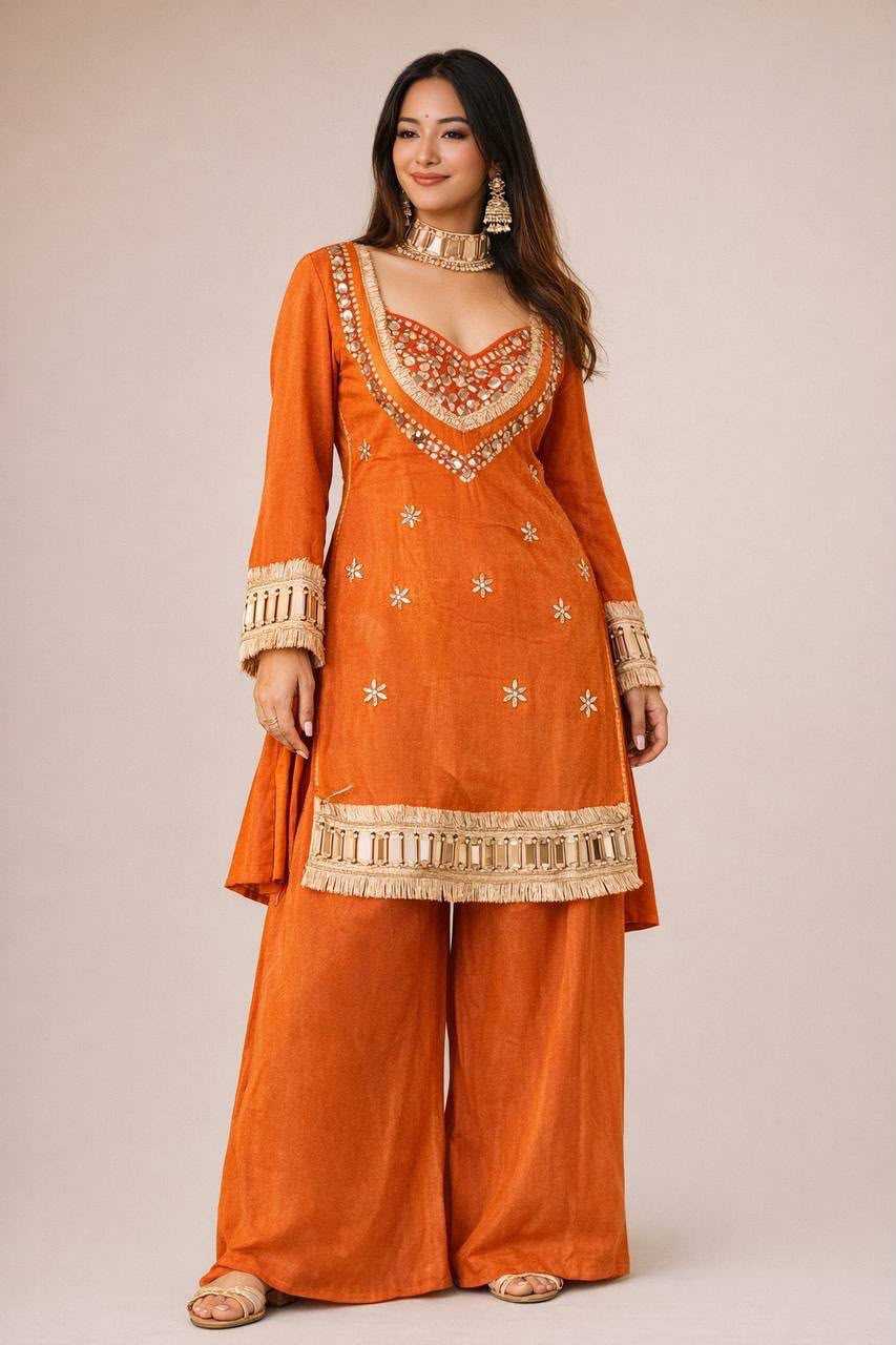 Silk Palazzo Suit