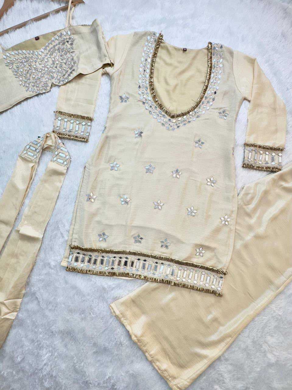 Silk Palazzo Suit