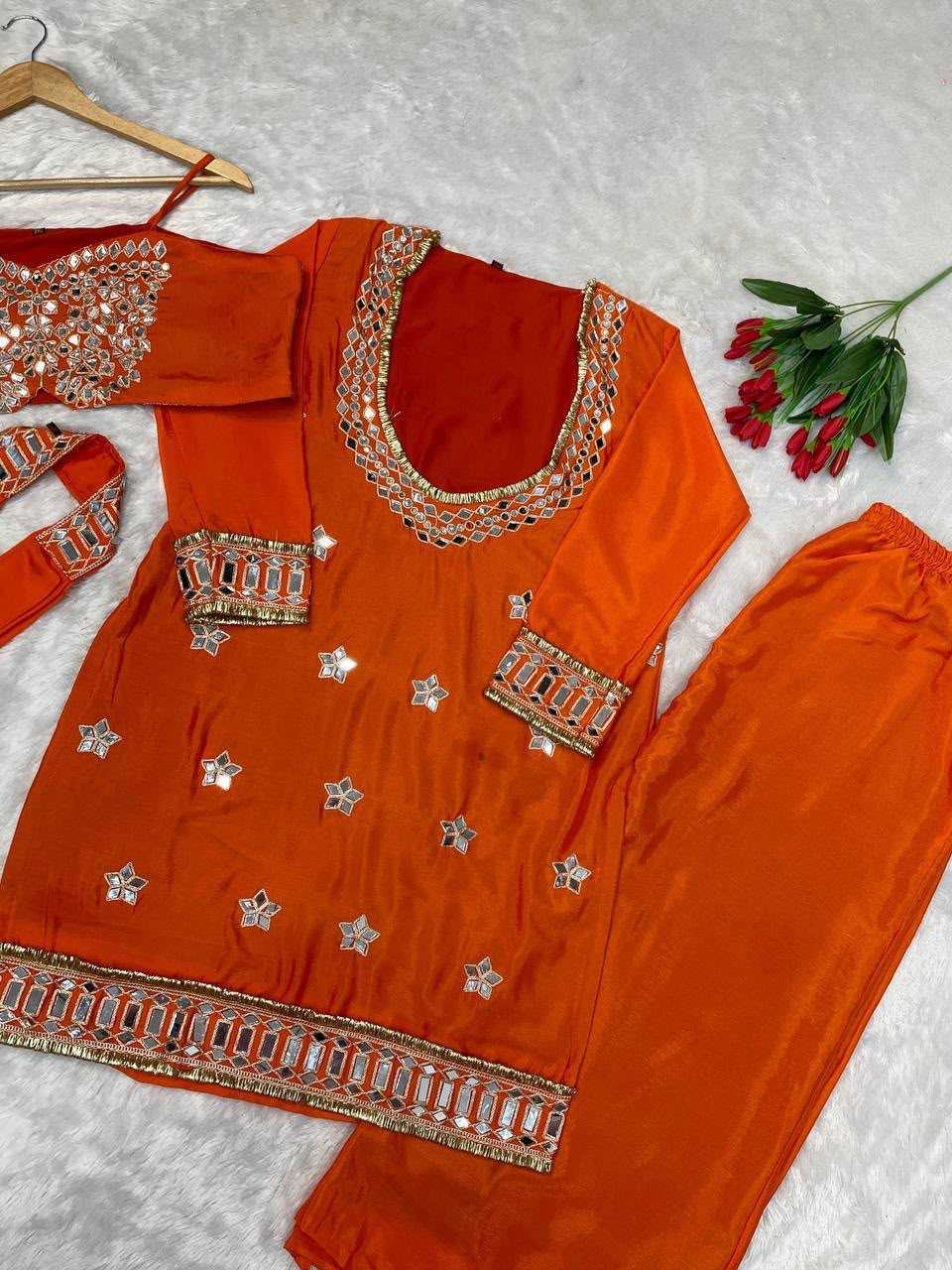 Silk Palazzo Suit