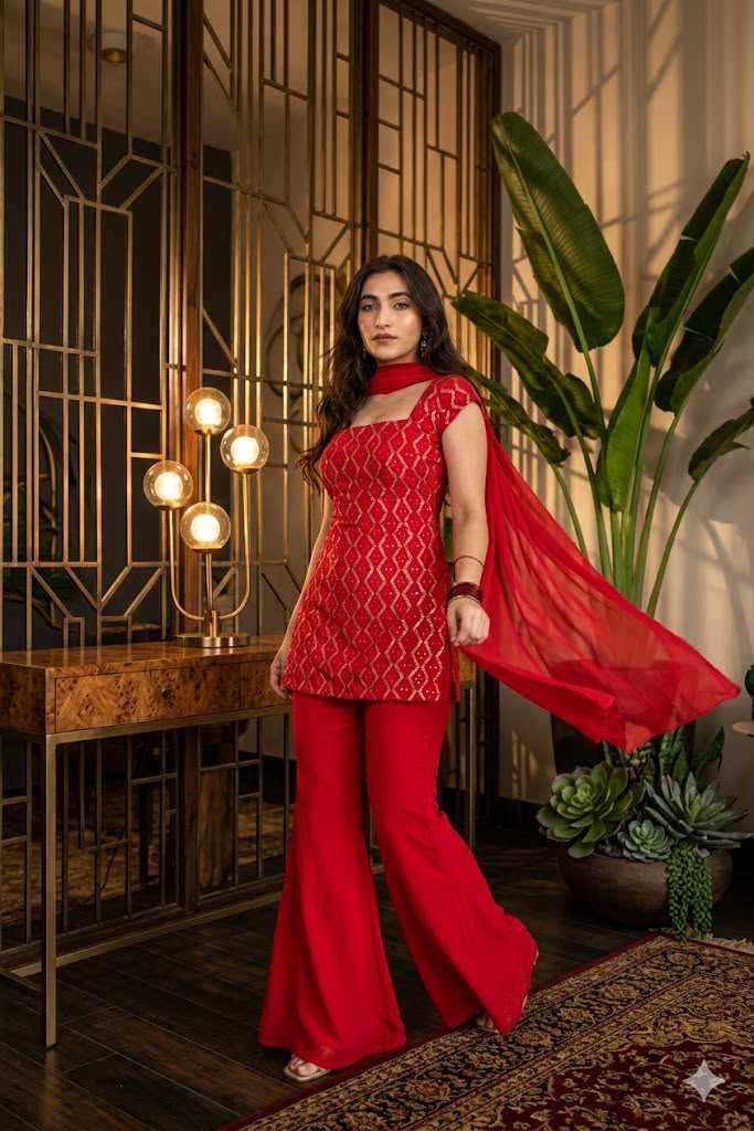 Silk Party Wear Kurti