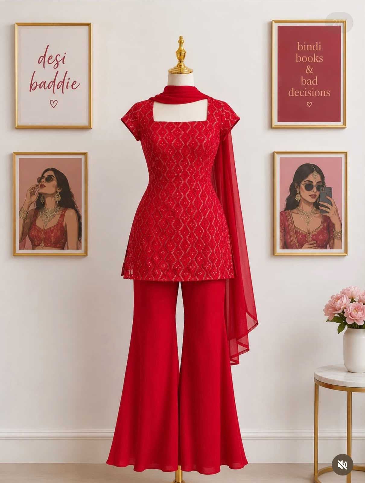 Silk Party Wear Kurti