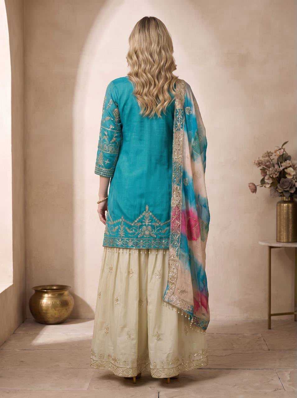 Fancy Embroidery Suit