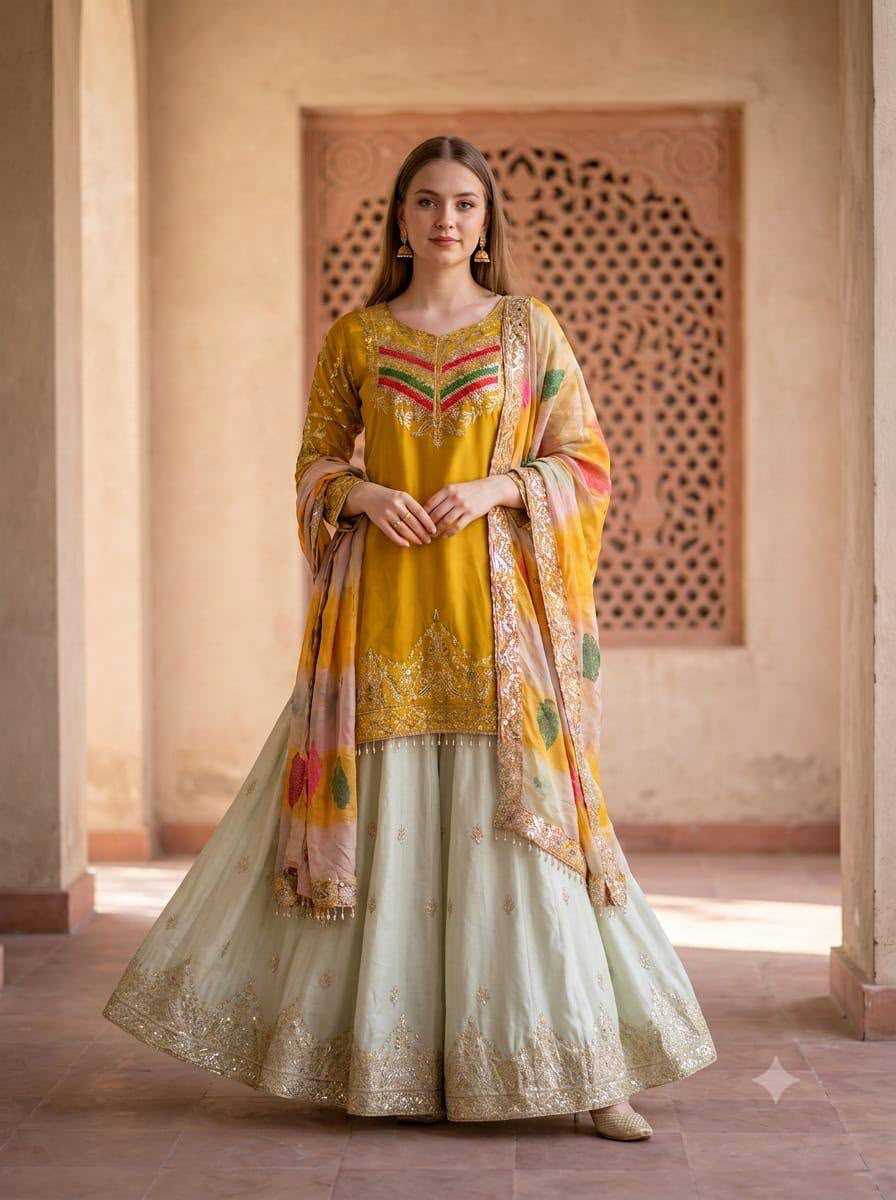 Fancy Embroidery Suit