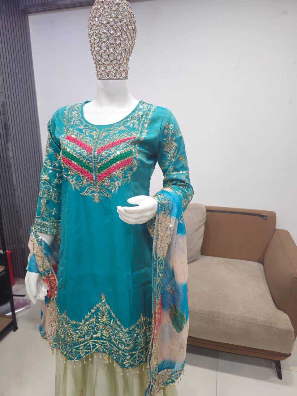 Fancy Embroidery Suit