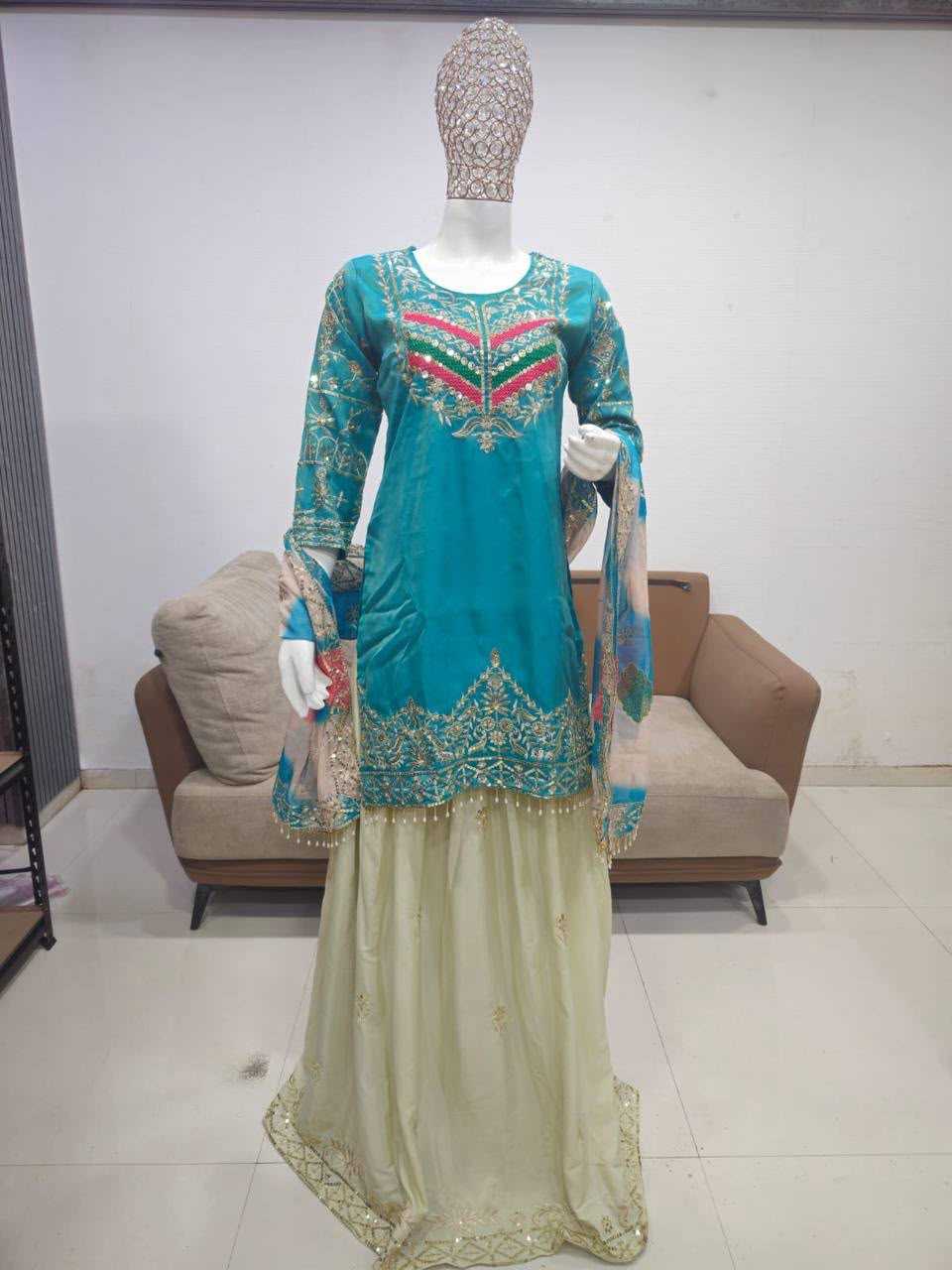 Fancy Embroidery Suit