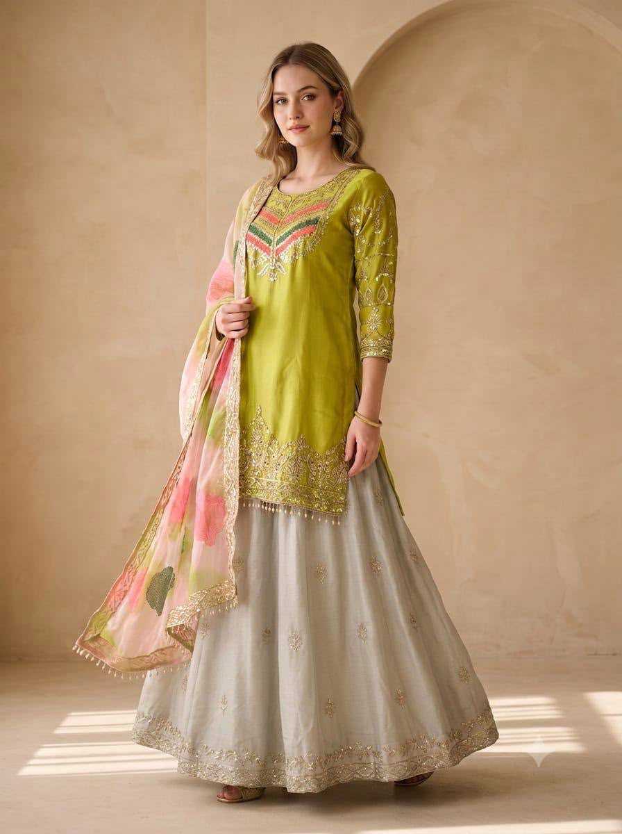 Fancy Embroidery Suit