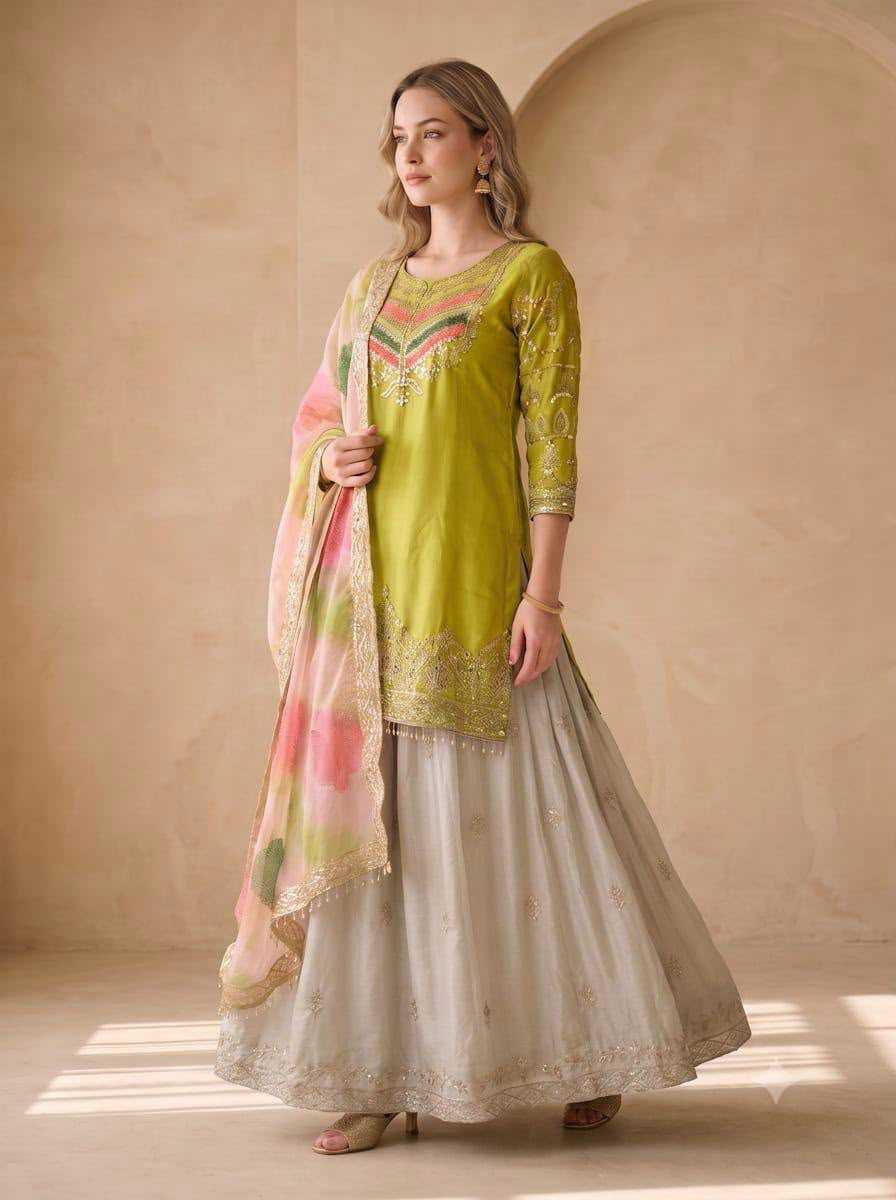 Fancy Embroidery Suit