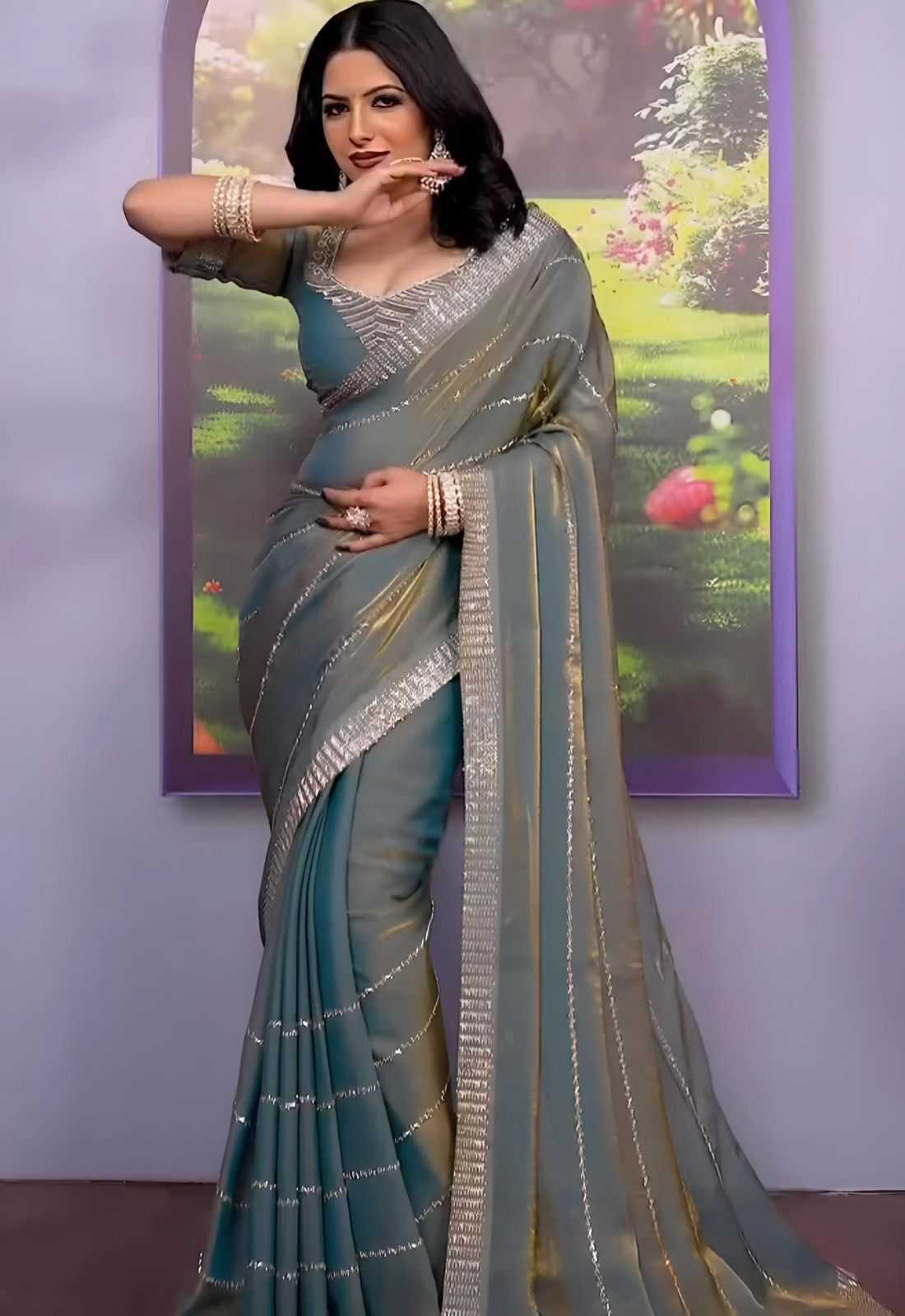 Satin Silk Traditional Saree