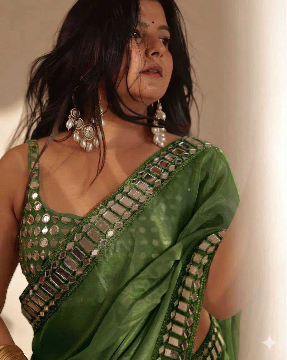 Silk Party Wear Saree